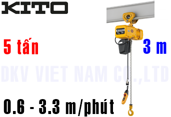 Pa lăng xích điện Kito ER2SP050IS