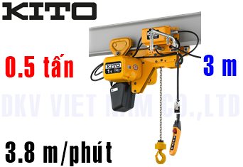Pa lăng xích điện Kito SHER2M005L