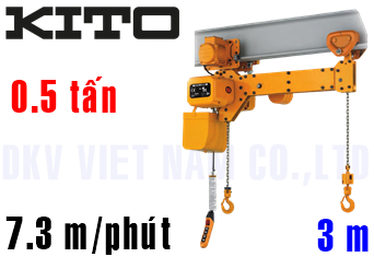 Pa lăng xích điện Kito TWER2M005S