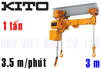 Pa lăng xích điện Kito TWER2M010L