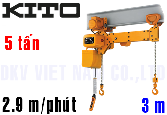 Pa lăng xích điện Kito TWER2M050S