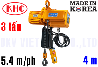 Pa lăng xích điện Korea Hoist HCH-C300PS