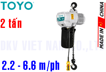 Pa lăng xích điện Toyo TY1-2A/F