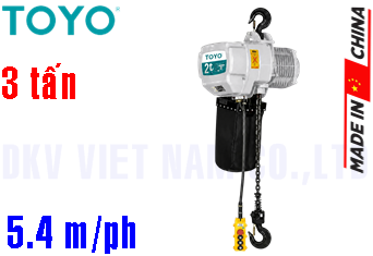 Pa lăng xích điện Toyo TY1-3A/F