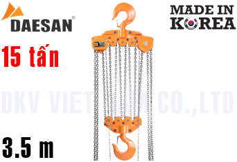 Pa lăng xích kéo tay Daesan DSN15
