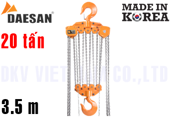 Pa lăng xích kéo tay Daesan DSN20