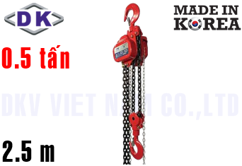 Pa lăng xích kéo tay DK DS-005