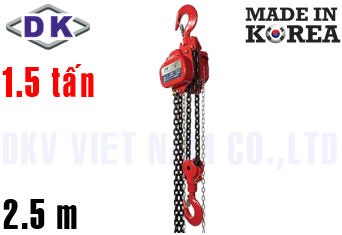 Pa lăng xích kéo tay DK DS-015