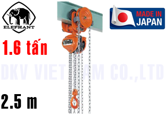 Pa lăng xích kéo tay Elephant HG-1.6