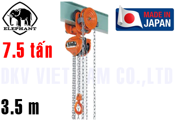 Pa lăng xích kéo tay Elephant HG-7.5