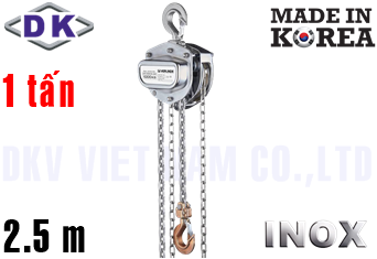 Pa lăng xích kéo tay Inox DK DS-010-SS