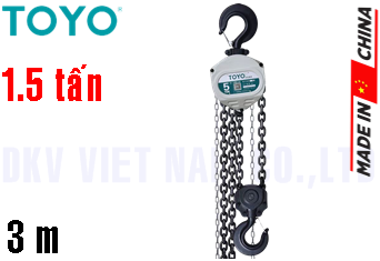 Pa lăng xích kéo tay Toyo VD-1.5