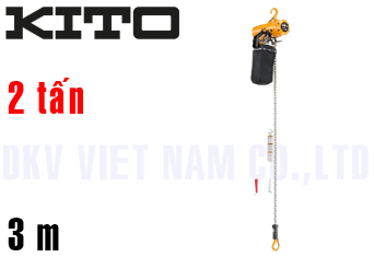 Pa lăng xích khí nén Kito TCRH20CD