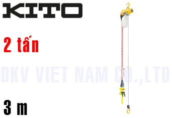 Pa lăng xích khí nén Kito TCRH20PD