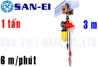 Pa lăng xích khí nén San-El VLX100LP-PR