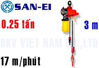 Pa lăng xích khí nén San-El VLX25LP