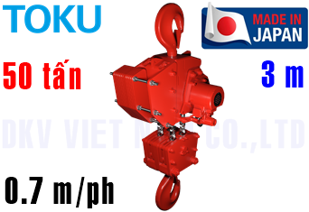 Pa lăng xích khí nén Toku TMH-50T/4