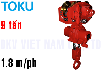 Pa lăng xích khí nén Toku TMH-9000/3-AT10S