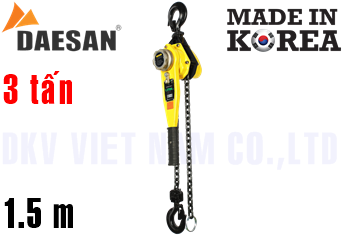 Pa lăng xích lắc tay Daesan NDM30