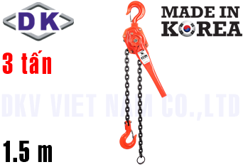Pa lăng xích lắc tay DK DLS-030