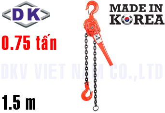 Pa lăng xích lắc tay DK KX-075