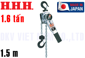 Pa lăng xích lắc tay H.H.H SPII 1600kg
