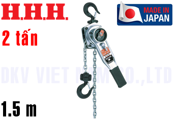 Pa lăng xích lắc tay H.H.H SPII 2000kg