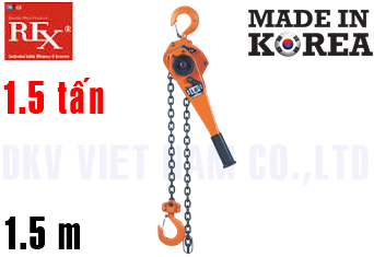Pa lăng xích lắc tay Rex MG-15