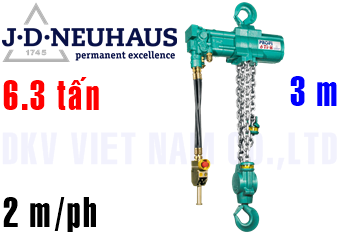 Pa lăng xích thủy lực JDN PROFI 6 TI-H