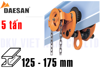 Rúa lăn treo pa lăng Daesan DG5