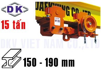 Rùa lăn treo pa lăng DK DBGT-150