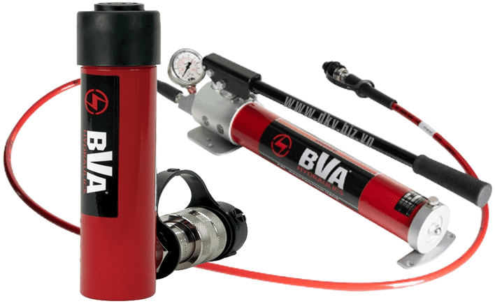 bo kich thuy luc BVA H1002 ,  BVA hydraulic cylinder and hand pump set H1002 