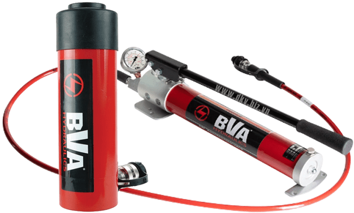 bo kich thuy luc BVA H2512 , BVA hydraulic cylinder and hand pump set H2512
