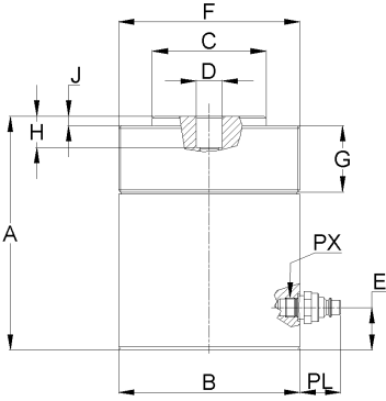 Kích thủy lực Lukas LFM 6/50, con đội thủy lực Lukas LFM 6/50, Lukas hydraulic jack LFM 6/50