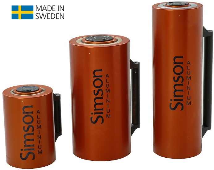 kich thuy luc vo nhom Simson SAS A 3050, Simson aluminum hydraulic cylinder SAS A 3050