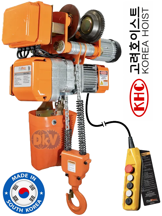 Pa lăng xích điện Korea Hoist KCH-A025IM, Korea Hoist electric chain hoists KCH-A025IM