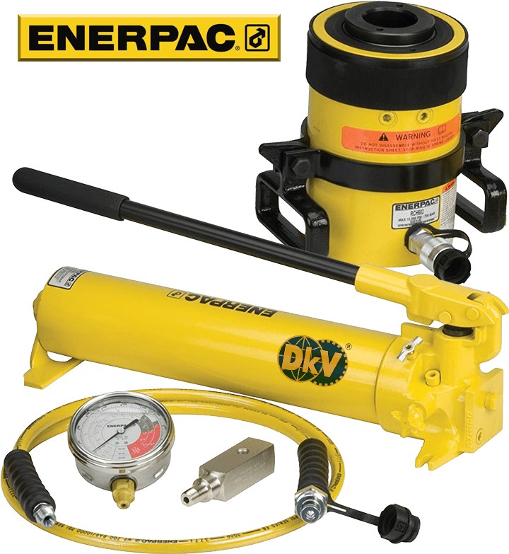 bo kich thuy luc rong tam enerpac sch603h, enerpac hollow hydraulic cylinder and hand pump set sch603h