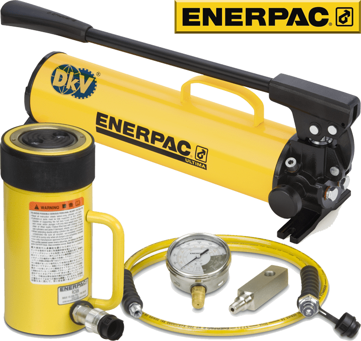 bo kich thuy luc enerpac scr506h, enerpac hydraulic cylinder and hand pump set scr506h