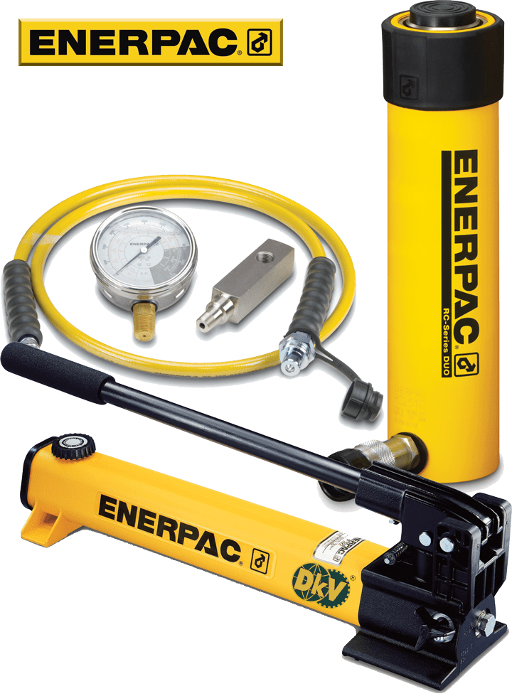 bo kich thuy luc enerpac scr254h, enerpac hydraulic cylinder and hand pump set scr254h