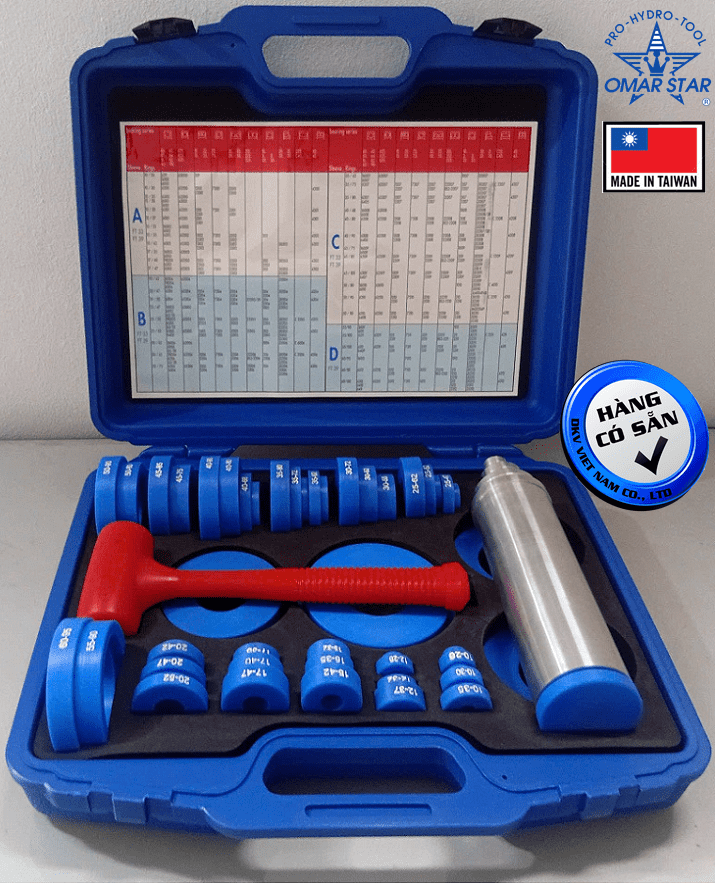 bo dong vong bi bac dan omarstar ft39, omarstar impact fitting tool kit ft39