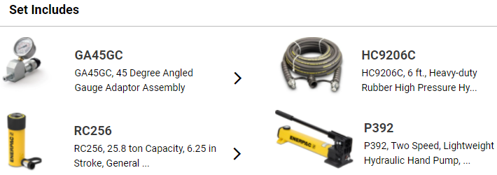 Bộ kích thủy lực Enerpac SCR256TB, Enerpac hydraulic cylinder and hand pump set SCR256TB