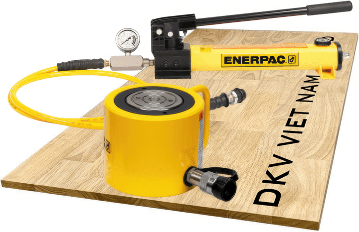 Bộ kích thủy lực Enerpac RCS1002, Bộ con đội thủy lực Enerpac RCS1002, Enerpac hydraulic cylinder and hand pump set RCS1002