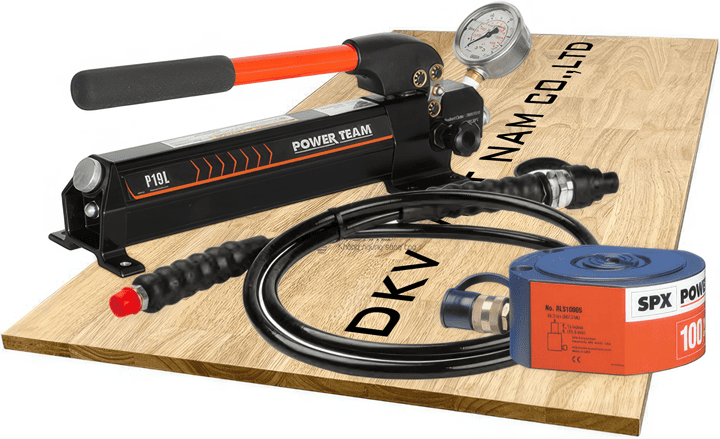 Bộ kích thủy lực Power team RLS1500S, Bộ con đội thủy lực Power team RLS1500S, Power team hydraulic jack set RLS1500S