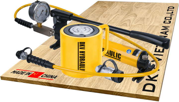 Bộ kích thủy lực RSS1002D, Bộ con đội thủy lực RSS1002D, Hydraulic cylinder and hand pump set RSS1002D