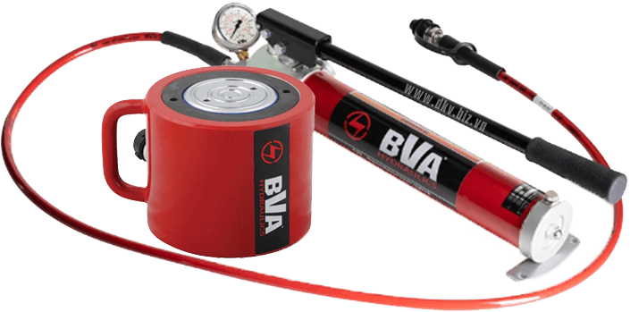 bo kich thuy luc BVA HL10002,  BVA hydraulic cylinder and hand pump set HL10002
