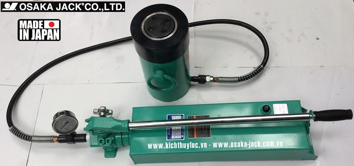 Bộ kích thủy lực Osaka E50S25, Osaka hydraulic jack set E50S25