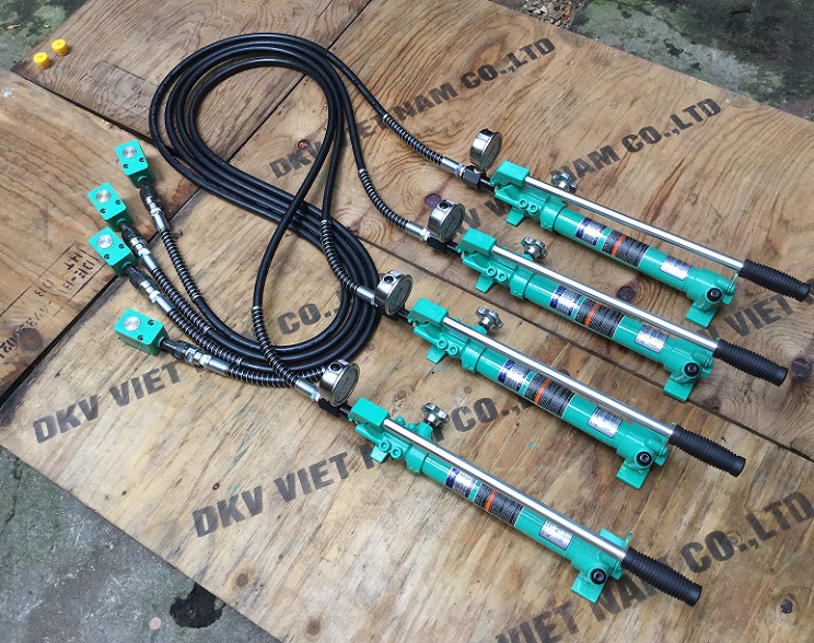 Bộ kích thủy lực Osaka E5S1.5, Osaka hydraulic jack set E5S1.5