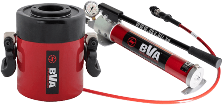 bo kich thuy luc BVA HC10003T ,  BVA hydraulic cylinder and hand pump set HC10003T 