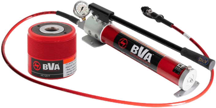 bo kich thuy luc BVA HC1201T , BVA hydraulic cylinder and hand pump set HC1201T