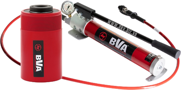 bo kich thuy luc BVA HC1202,  BVA hydraulic cylinder and hand pump set HC1202
